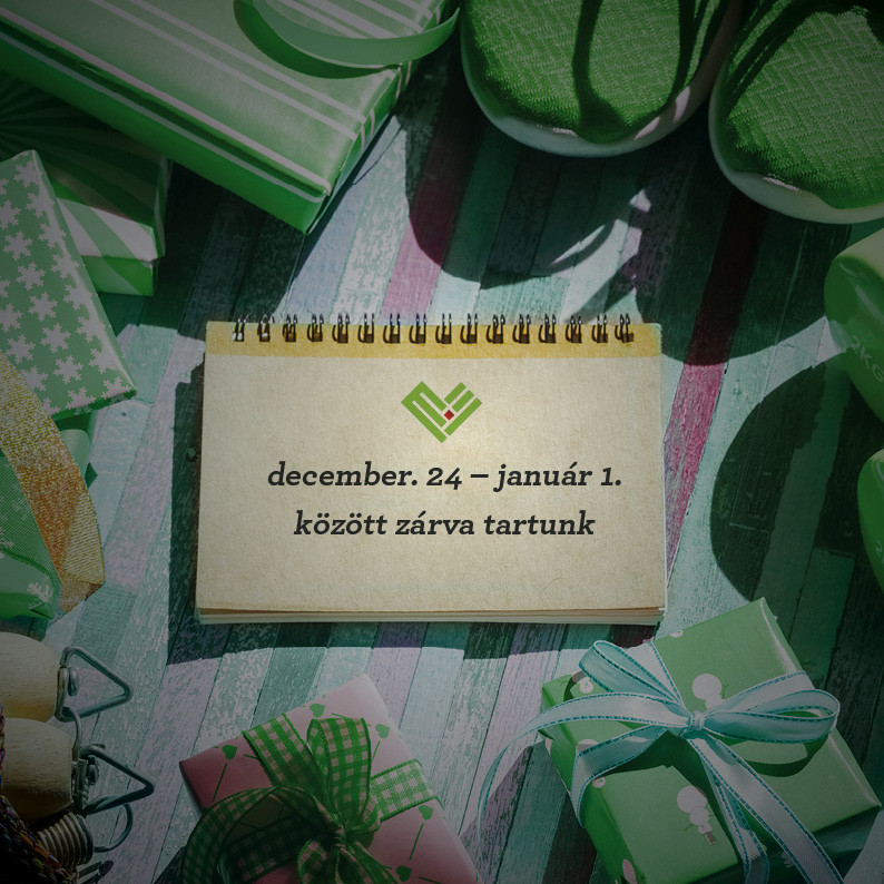 Kar&aacute;csonyi z&aacute;rva tart&aacute;s  / Christmas closing dates